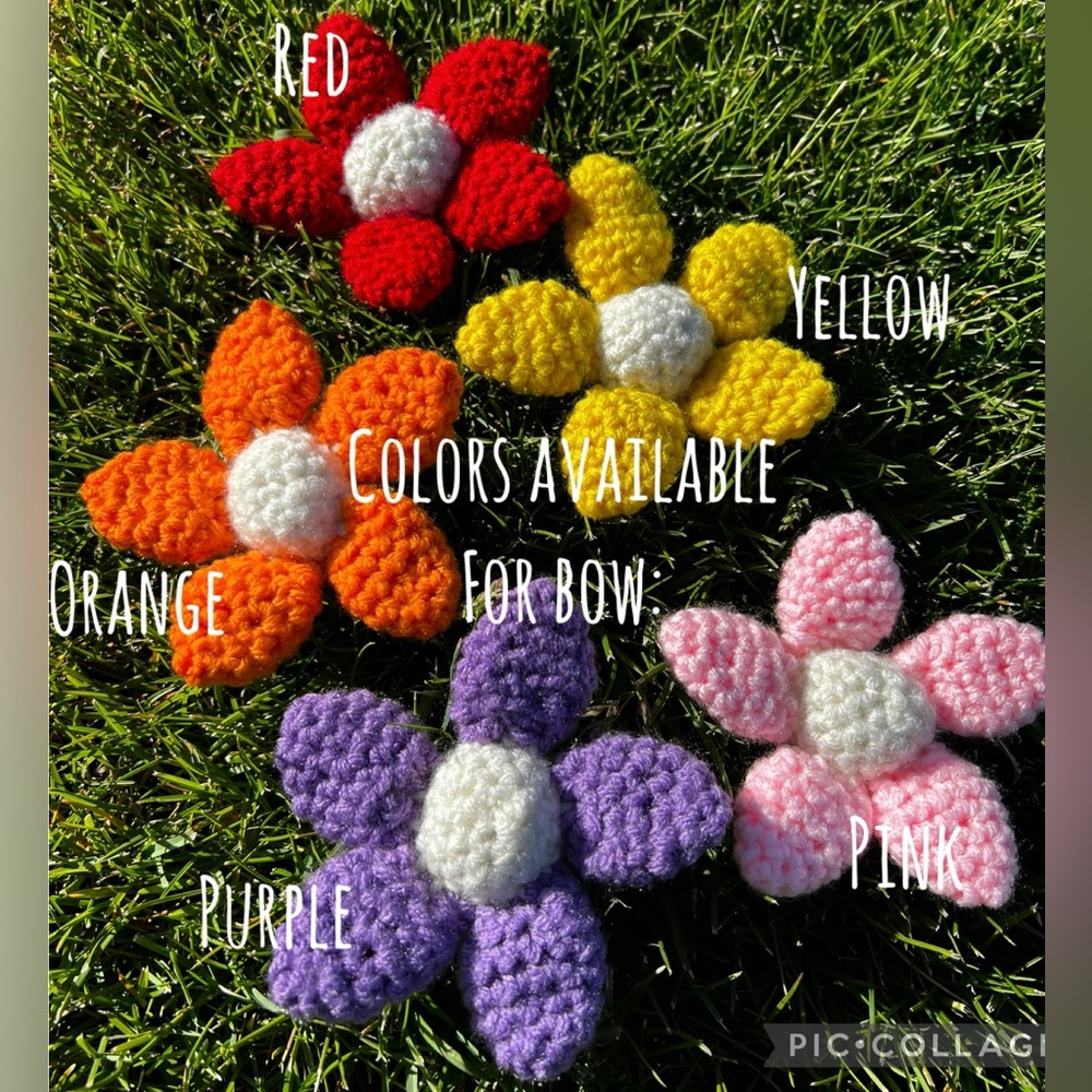 3/$20 Hand Crocheted Big Beautiful Bow Keychain/Bag Charm! - Picture 12 of 12
